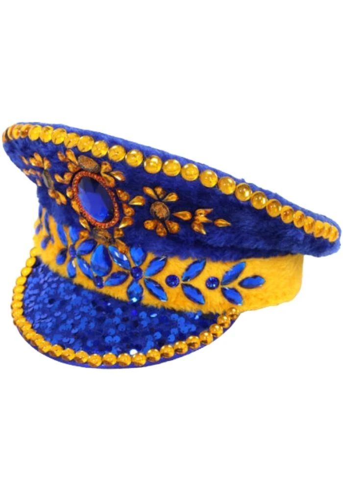 Pet Luxe Blauw Geel Bont