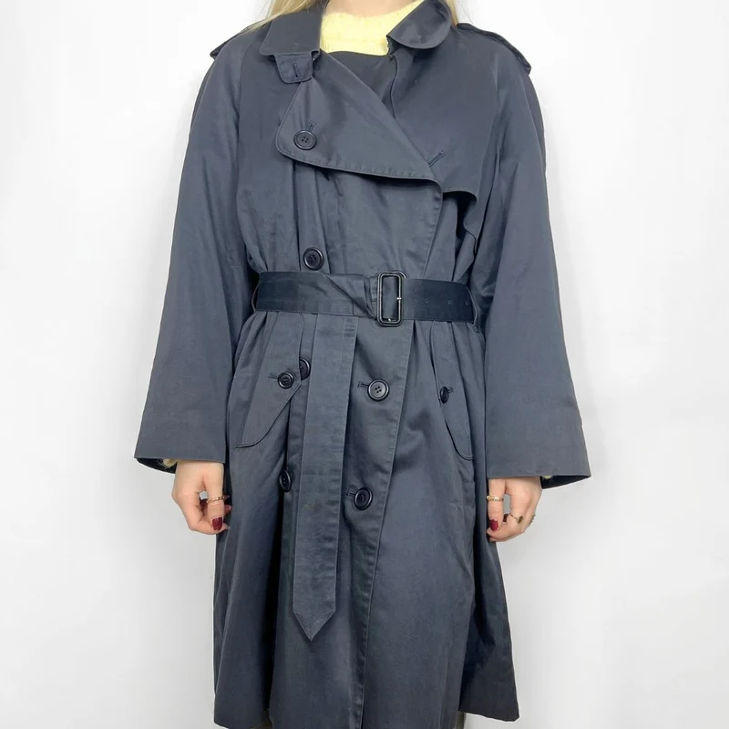 Burberry Zwarte trenchcoat