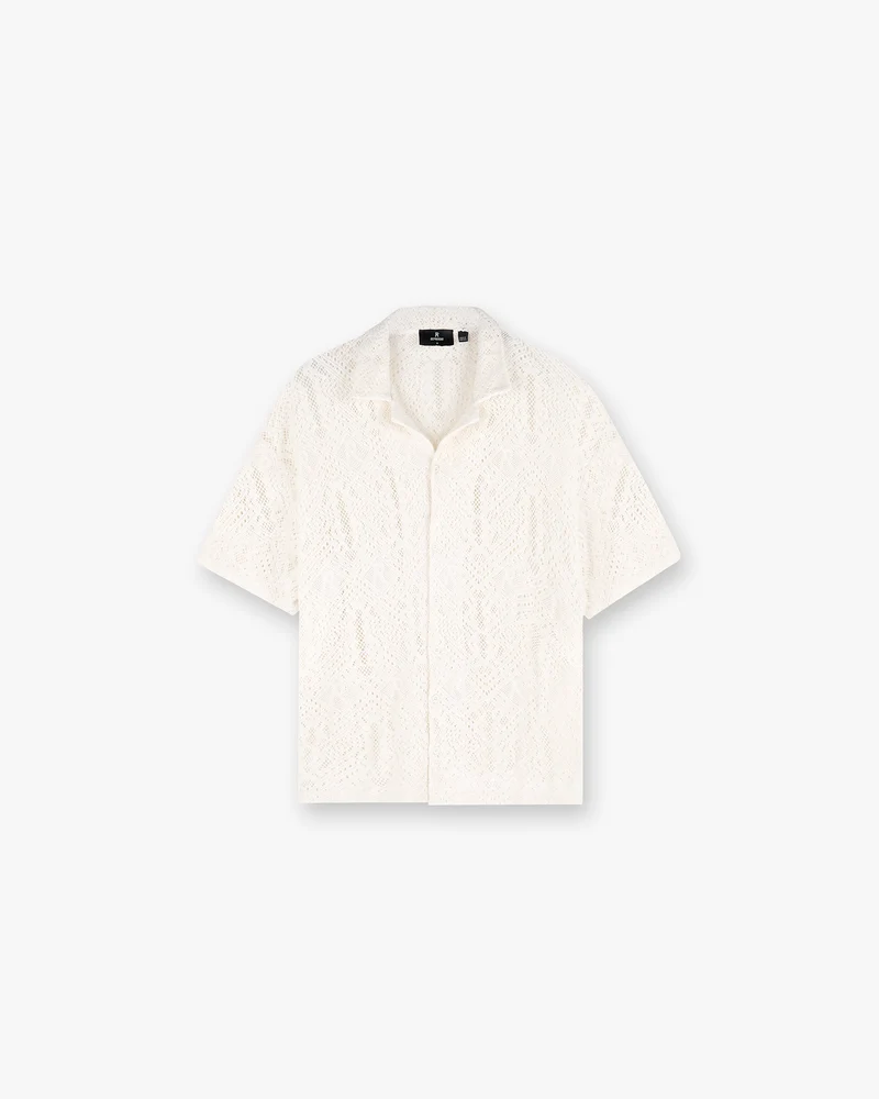 All Over Crochet Shirt - Off White