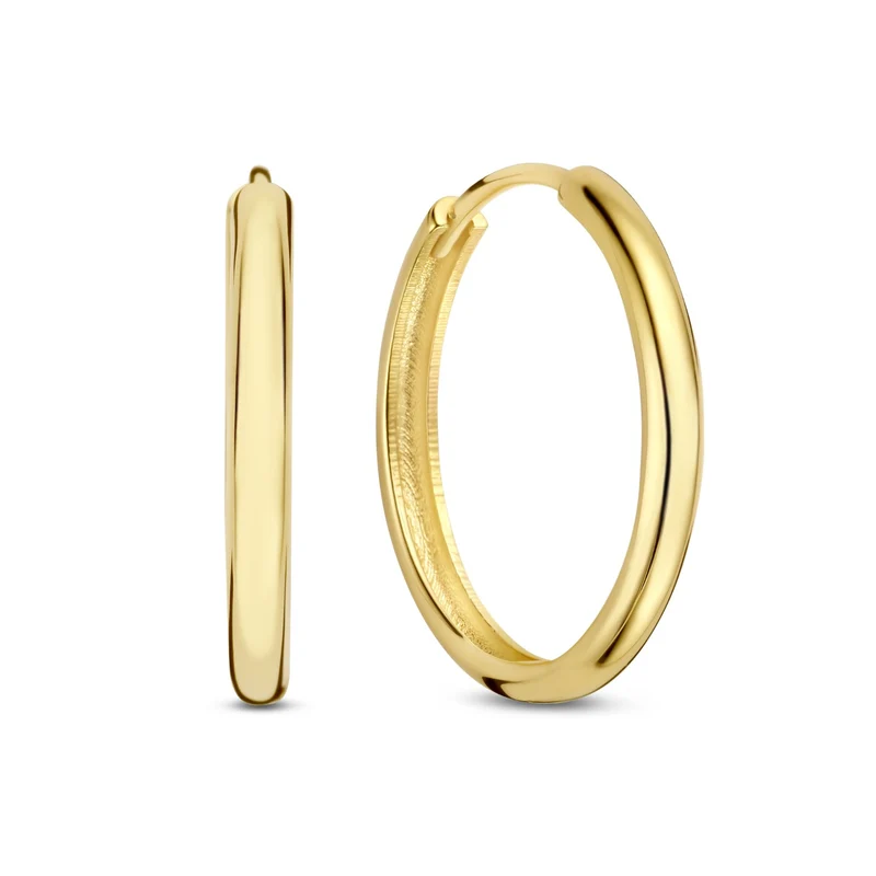 Isabel Bernard Rivoli Morgane 14 karaat gouden oorringen IB360266