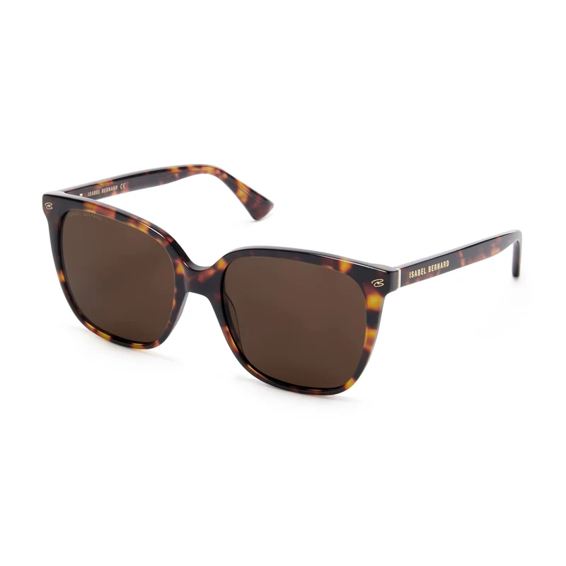 Isabel Bernard La Villette Raison Bruine Tortoise Vierkante Zonnebril IB400007-14-14
