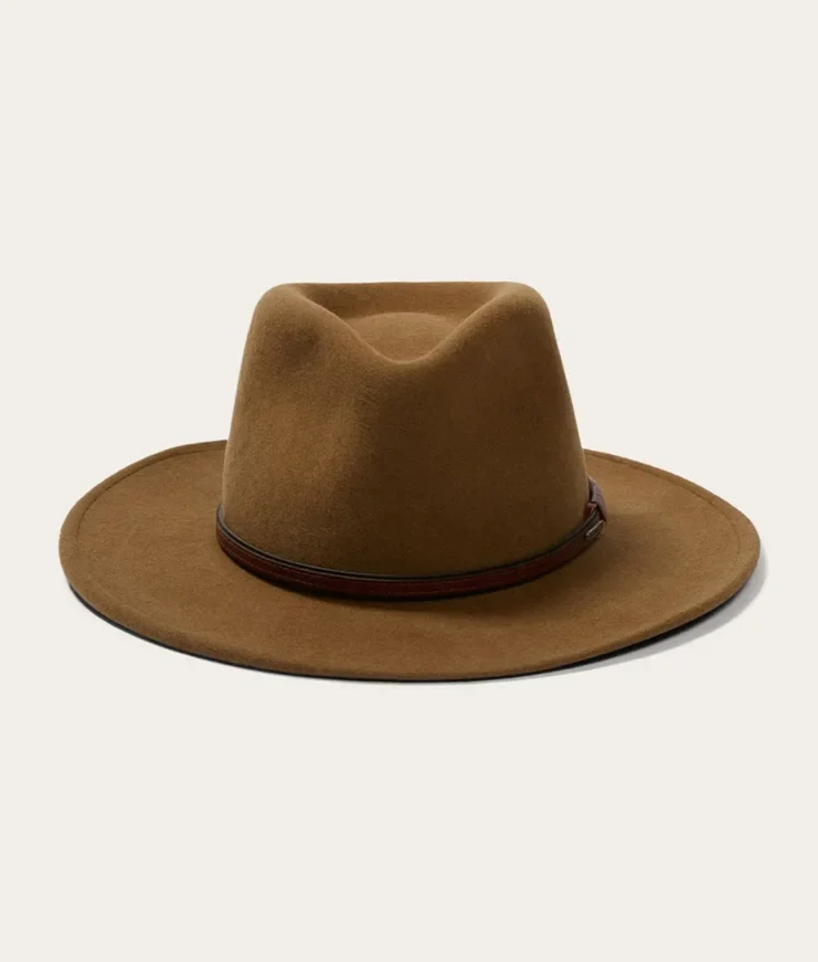 Stetson Men's Bozeman Wool Felt Crushable Brown