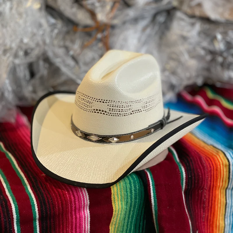 Western Express Straw Hat Band With Diamond and Stars HC-80 KIDS