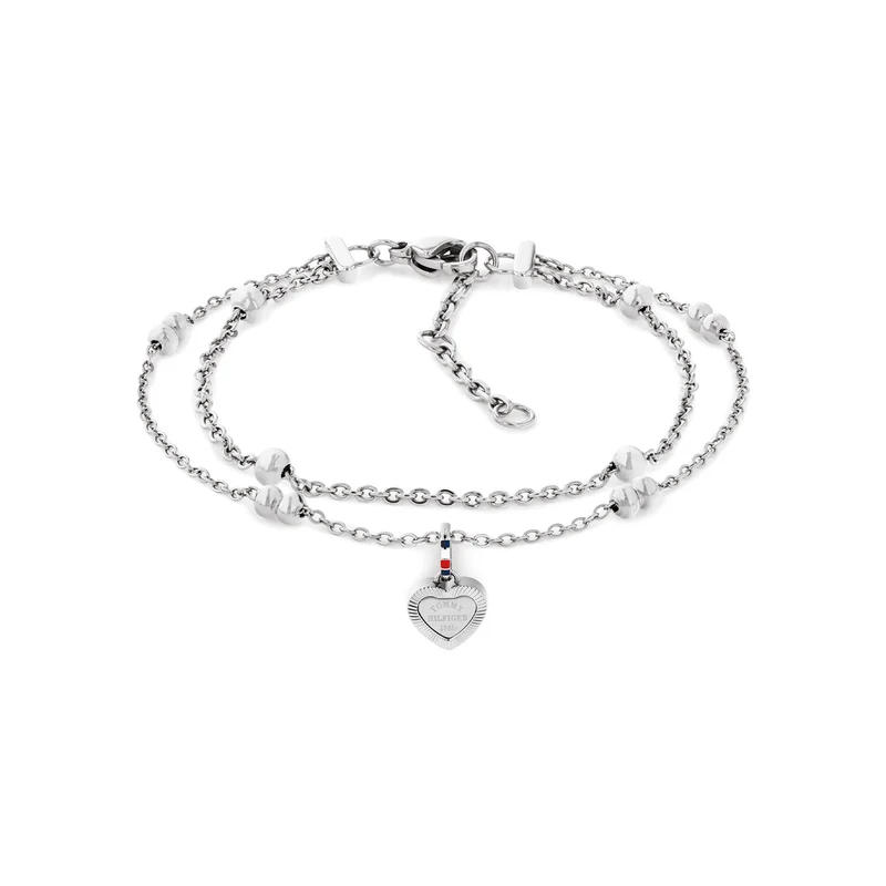 Tommy Hilfiger Roestvrij Staal Zilverkleurige Dames Schakelarmband TJ2781011