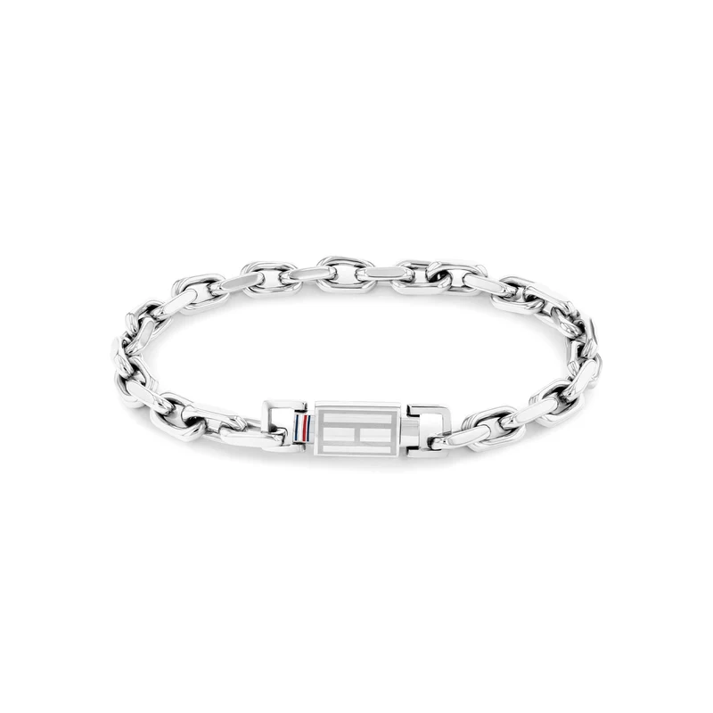 Tommy Hilfiger Roestvrij Staal Zilverkleurige Heren Schakelarmband TJ2790715