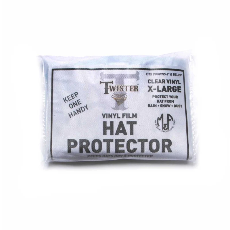Twister Clear Vinyl Film Hat Protector Cover Protector Para Sombrero