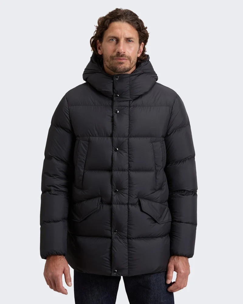 Heren Cloud Davis Parka Zwart