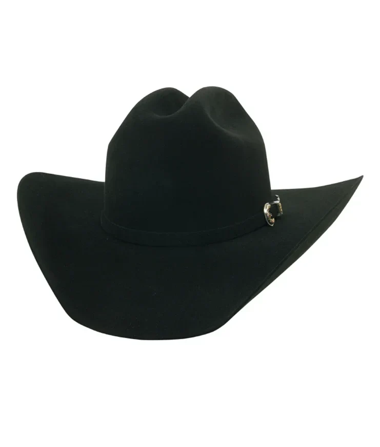 Twinstone 6X Fur Felt Texas Black Cowboy Hat