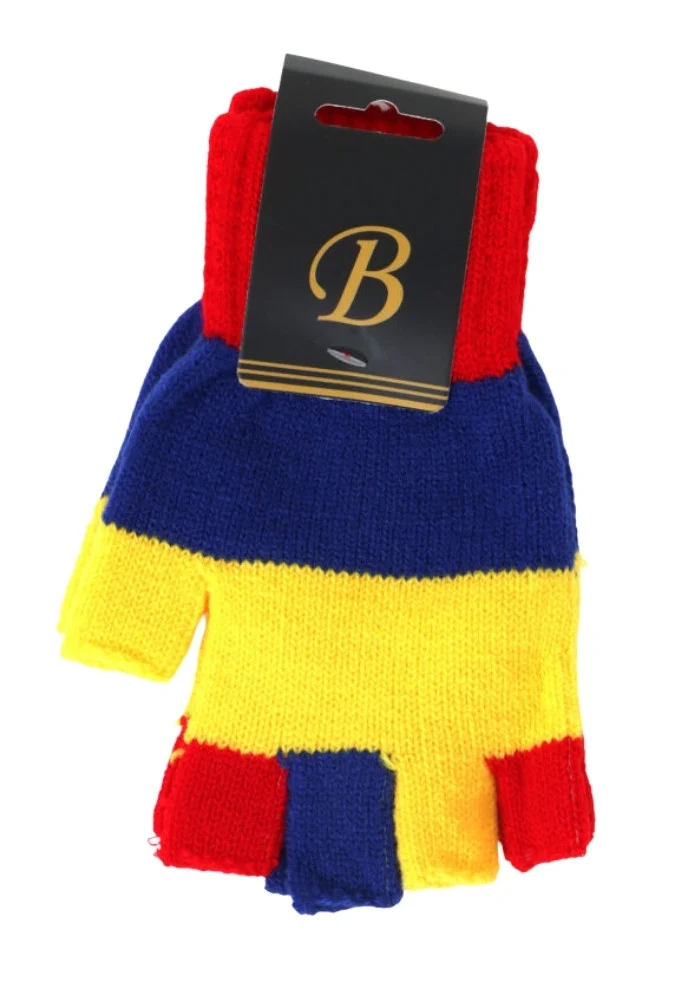 Vingerloze Handschoentjes Rood/Geel/Blauw