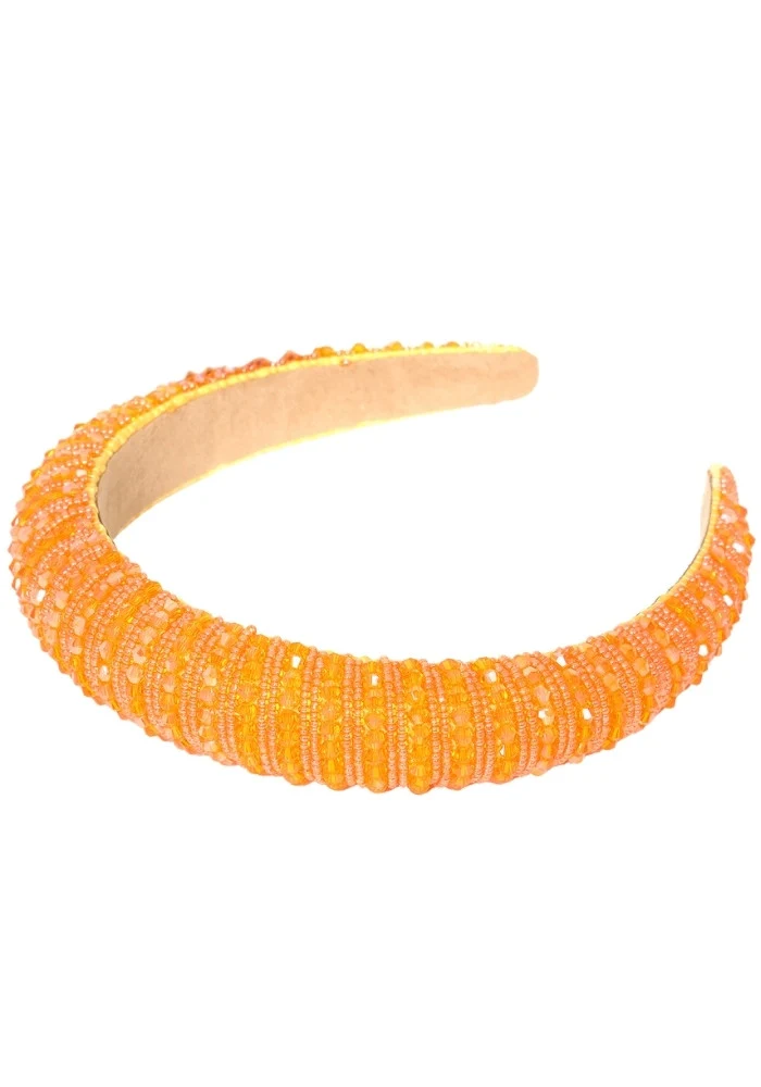 Haarband Glitter Oranje