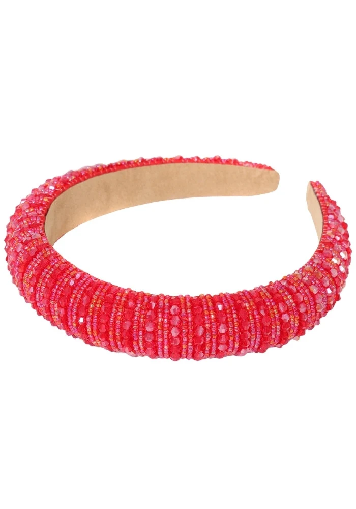Haarband Glitter Rood