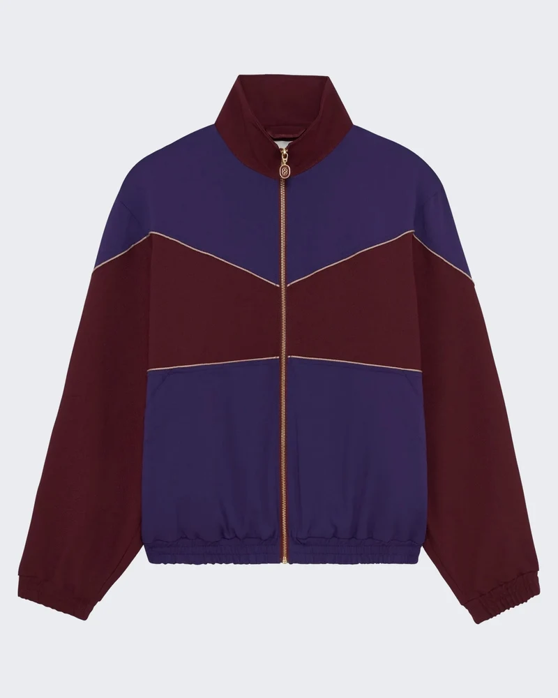 Heren Trackjack twill two tone Paars