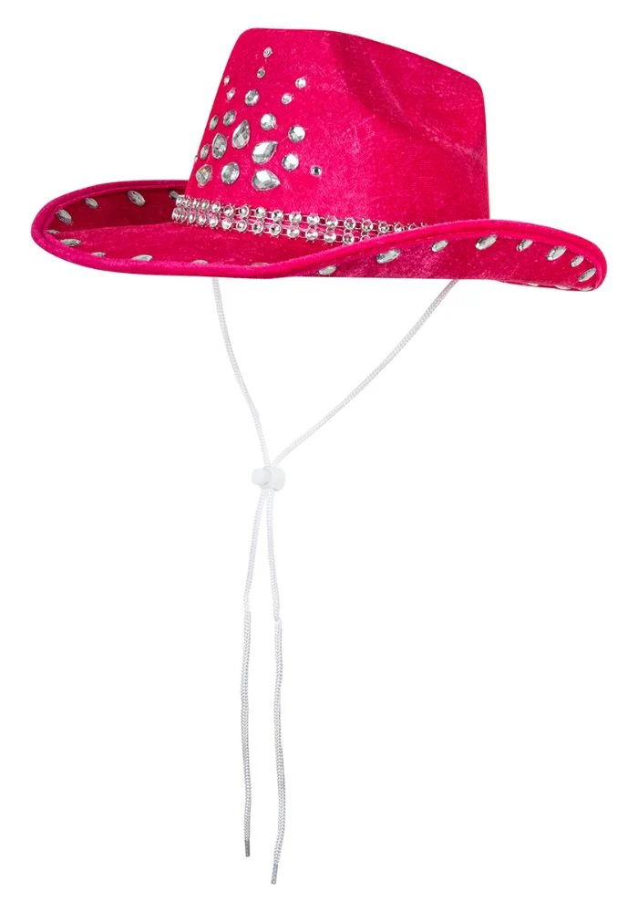 Cowboyhoed Roze Met Diamond