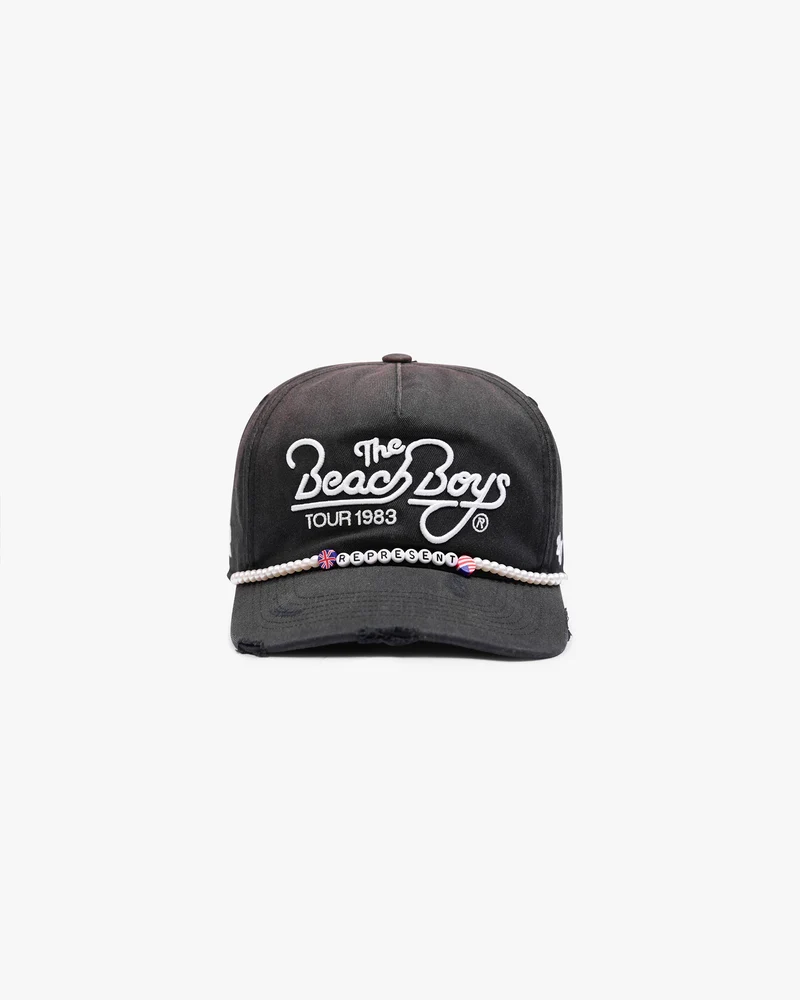 Represent x Beach Boys Tour x 47 Cap - Washed Black