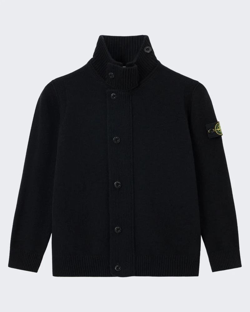 Kids Cardigan met knoopsluiting Zwart