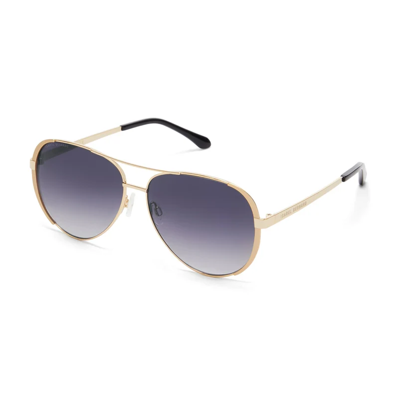 Isabel Bernard La Villette Ruby Goudkleurige Aviator Zonnebril IB400004-15-01