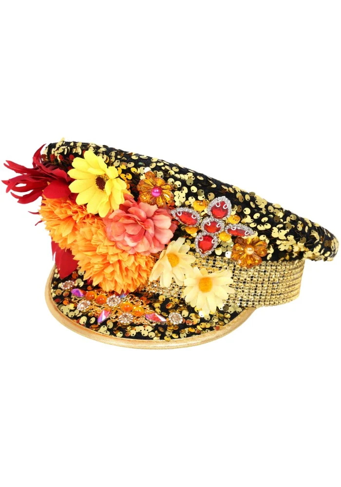Pet Luxe Bloemen Goud
