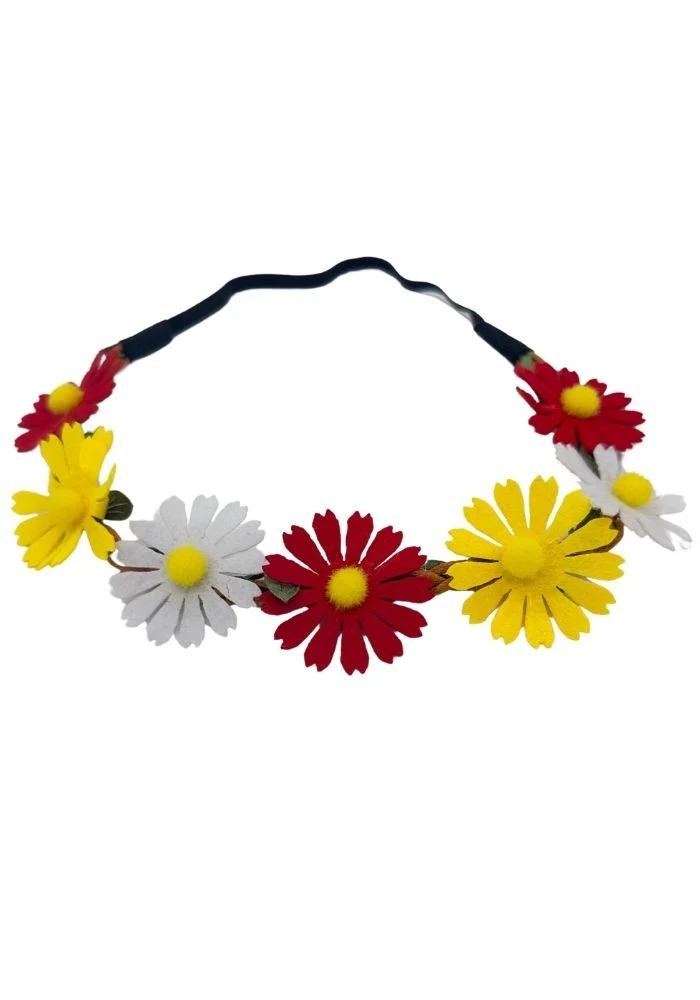 Oeteldonk Hoofdband Bloemen