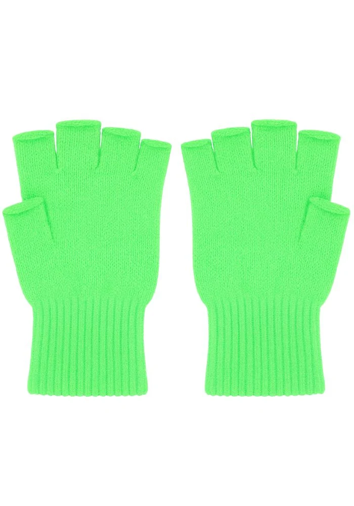 Vingerloze Handschoentjes Neon Groen