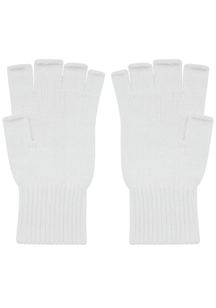 Vingerloze Handschoentjes Wit