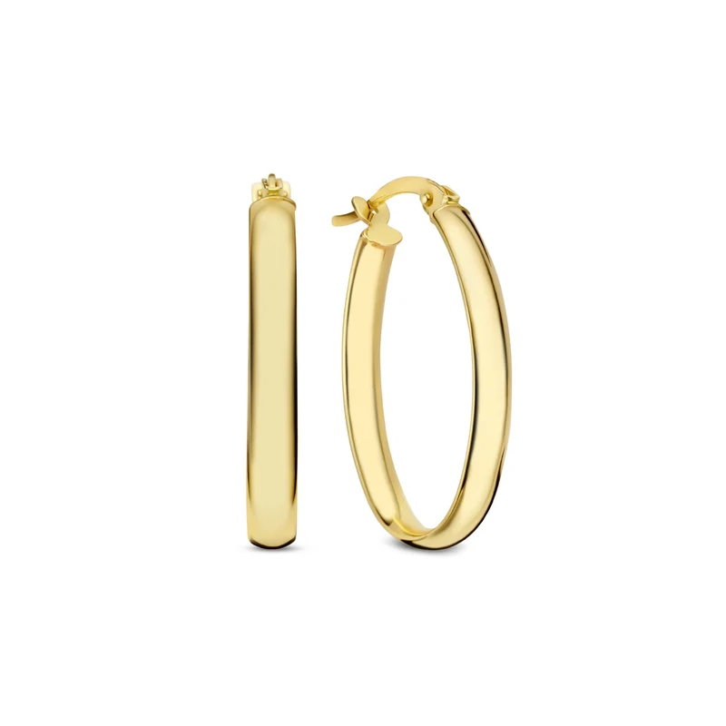 Isabel Bernard Rivoli Flori 14 karaat gouden oorringen IB360254
