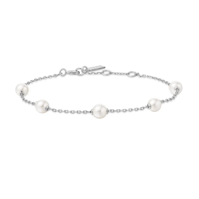 Ania Haie Miss Dainty 925 Sterling Zilveren Parel Armband AH-B065-01H