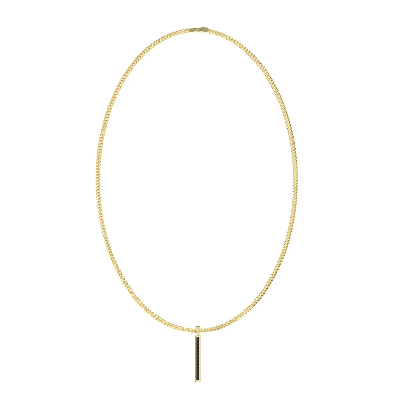 Guess Eclipse Noir Gold Necklace JUMN05098JWYGT-U