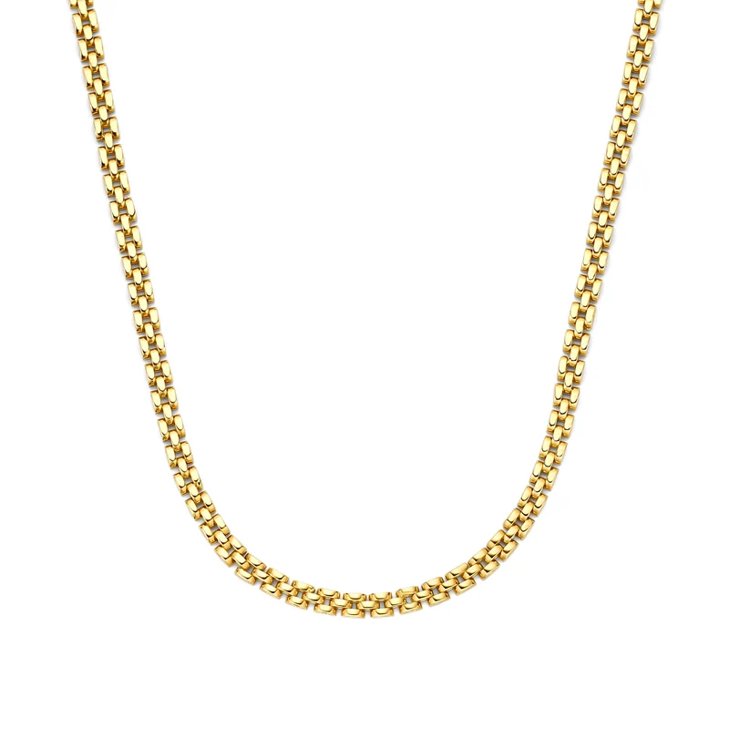 Isabel Bernard Aidee Rosine 14 Karaat Gouden Schakelketting IB340164