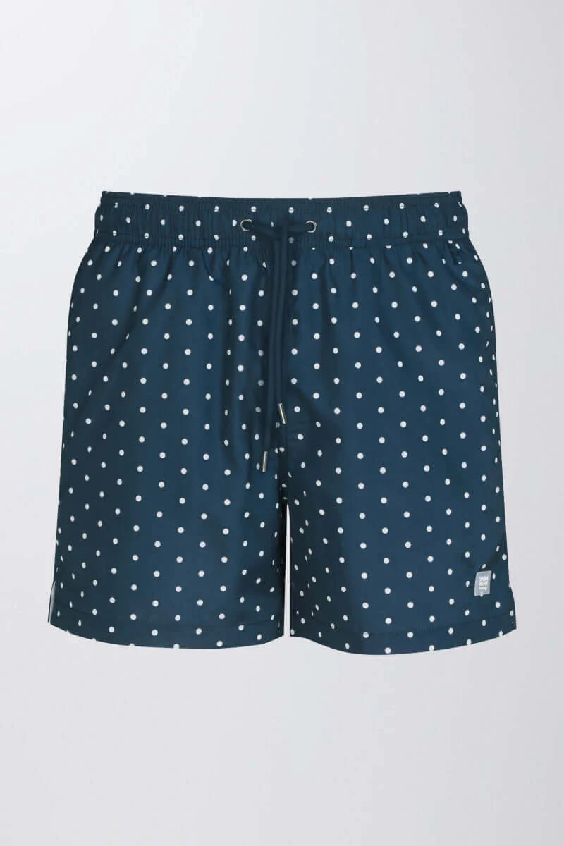 Mey Zwembroek Dots Heren 60735 668 yacht blue