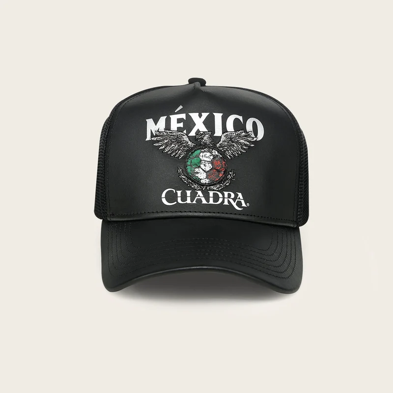 Cuadra World Cup Edition Mexico 2026 Men’s Leather Cap Black