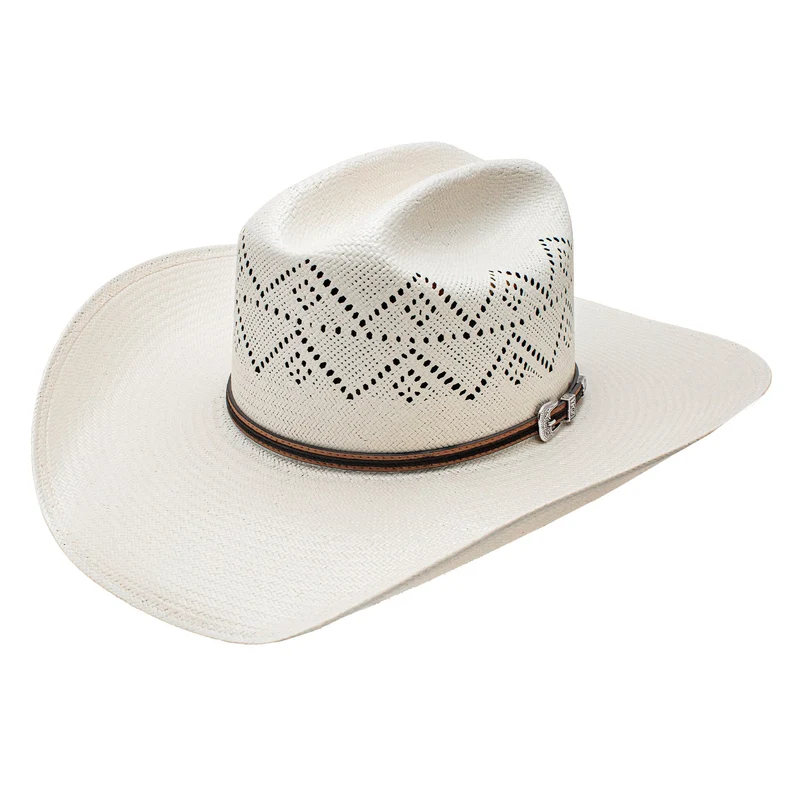 Resistol 20x Baxter Cowboy Hat Straw Hat Natural