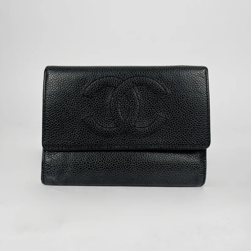 Chanel Zwarte kaviaar medium