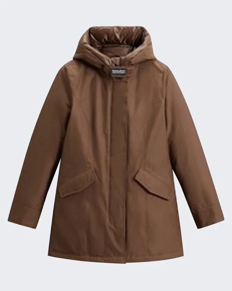 Dames Arctic Parka winterjas met capuchon Bruin