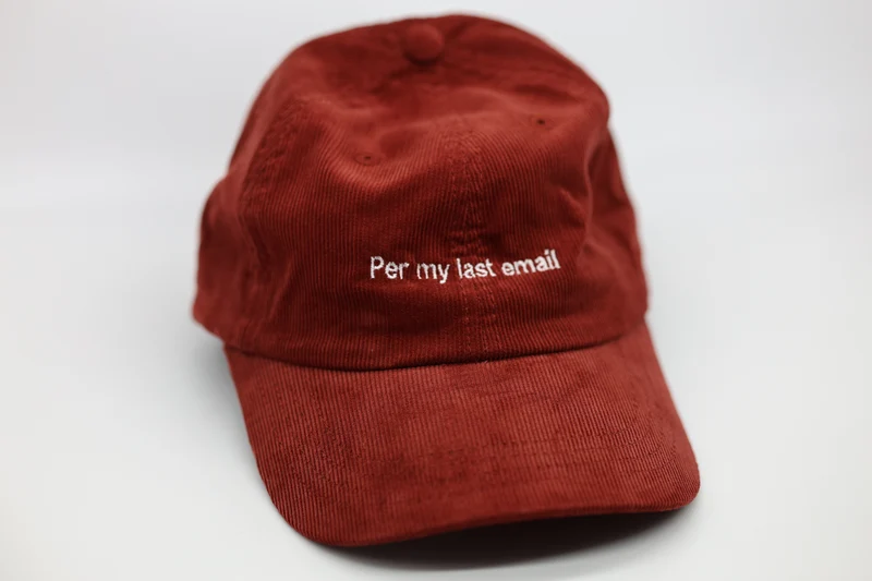 Per my last email