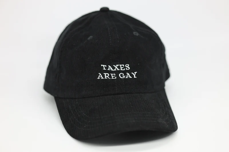 Taxes are gay