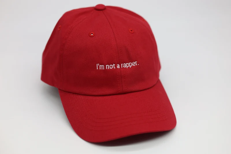 I'm not a rapper.