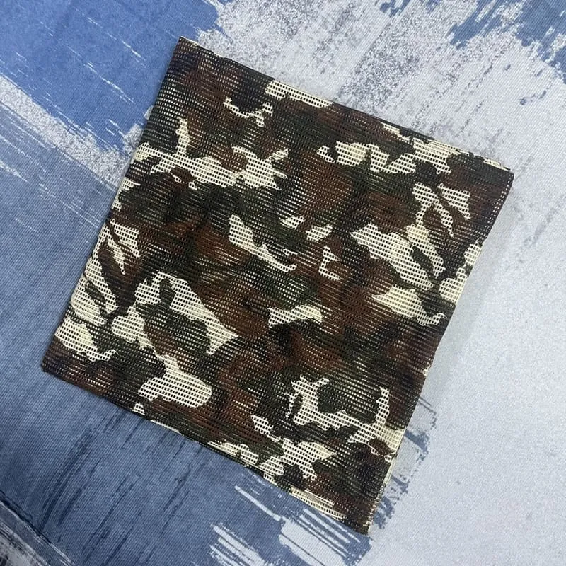 Arabische Net Camouflage Woestijn Shemagh Sjaal - Buitenstof & Zonbeschermingsmasker in Bulk