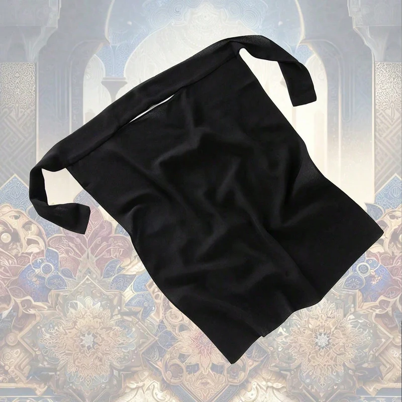 Enkele zachte chiffon moslim sluier gezichtsbedekking - Hijab gebedsmasker voor vrouwen en mannen in bulk