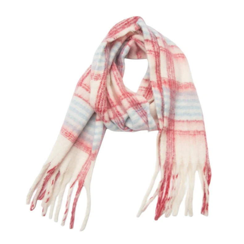 Dikke Bouclé Garen Plaid Deken Sjaal - Herfst/Sinter Dikke Dames Sjaal OEM