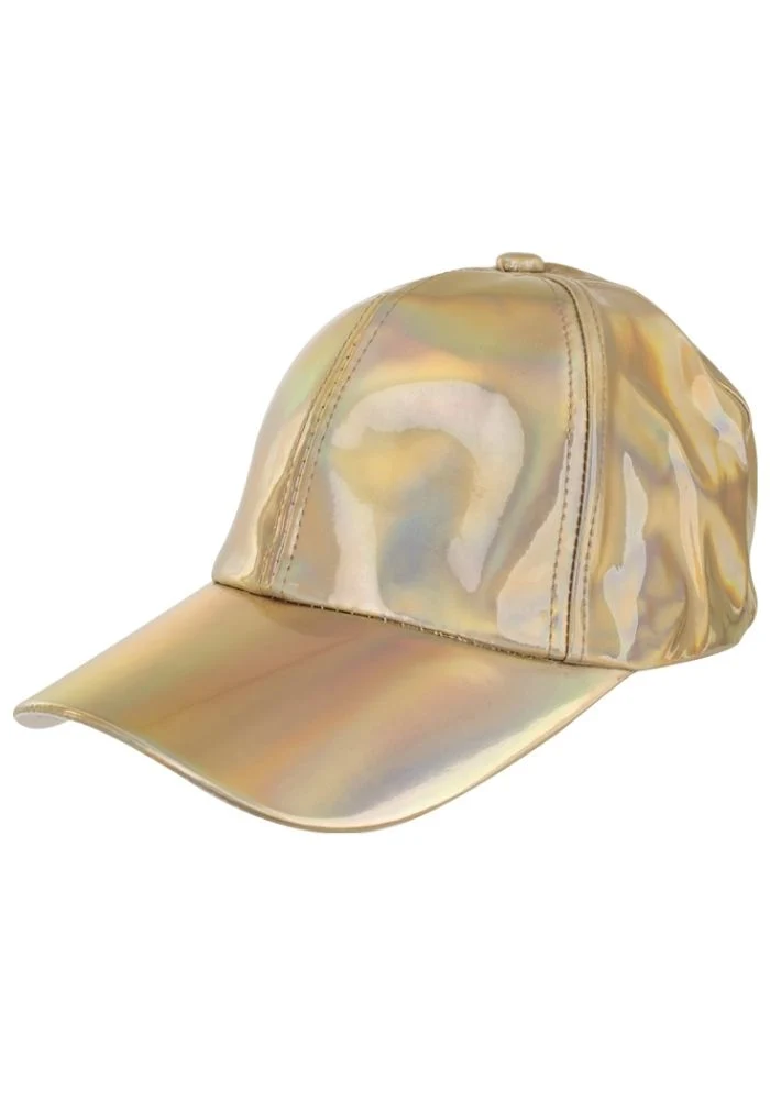 Baseballcap Metallic Roze Goud