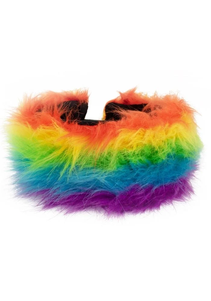 Hoofdband Pluche Regenboog