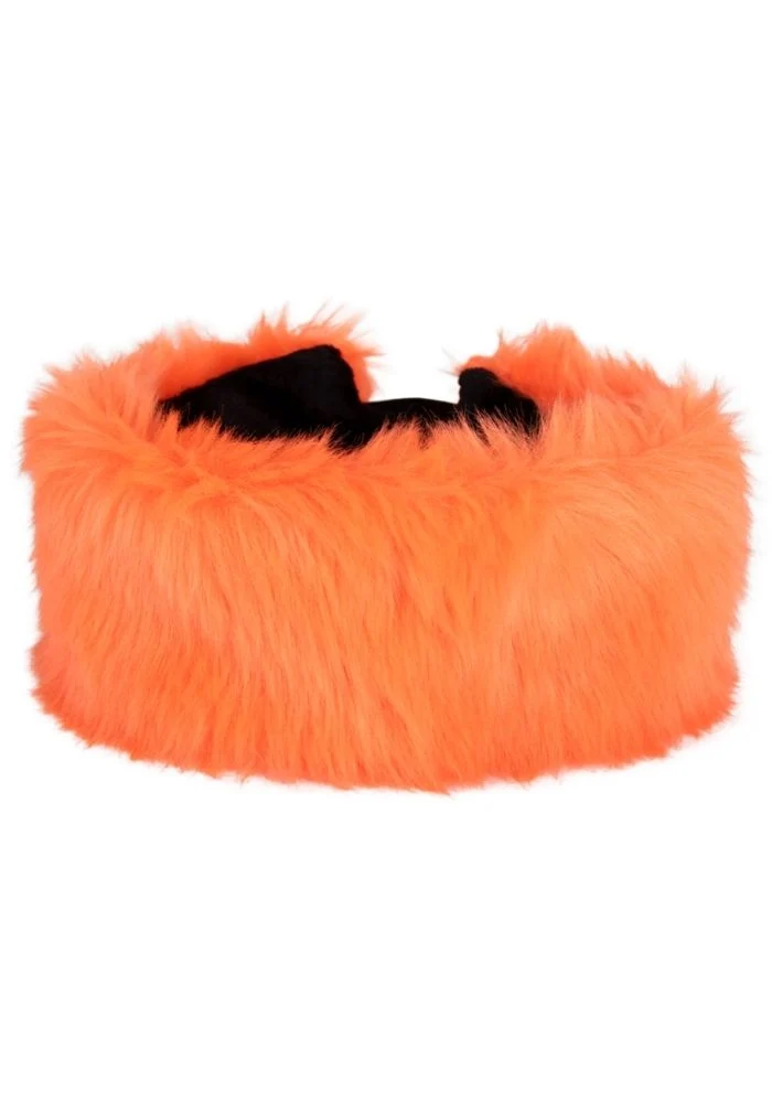Hoofdband Pluche Oranje