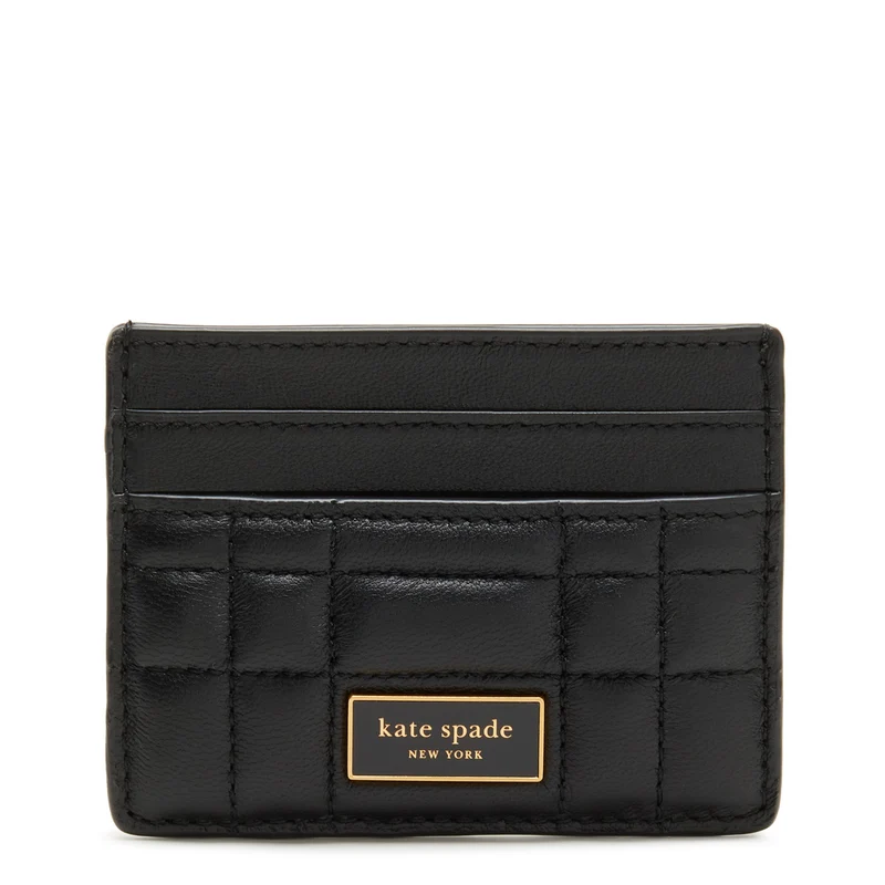 Kate Spade New York Evelyn Zwarte Leren Pasjeshouder K8933BLK