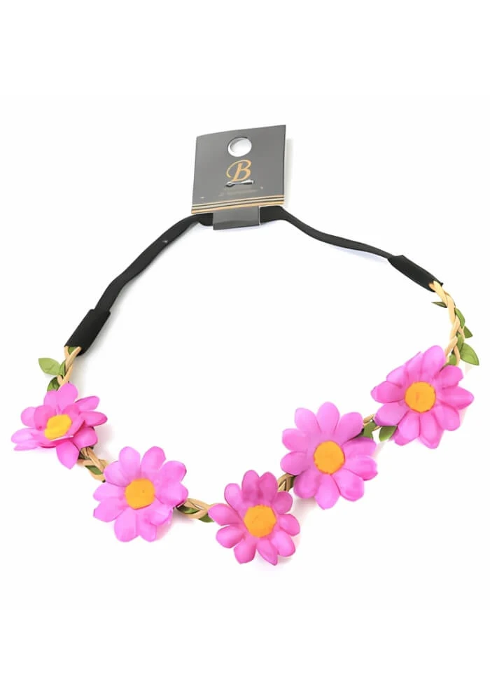 Haarbandje Bloemen Paars