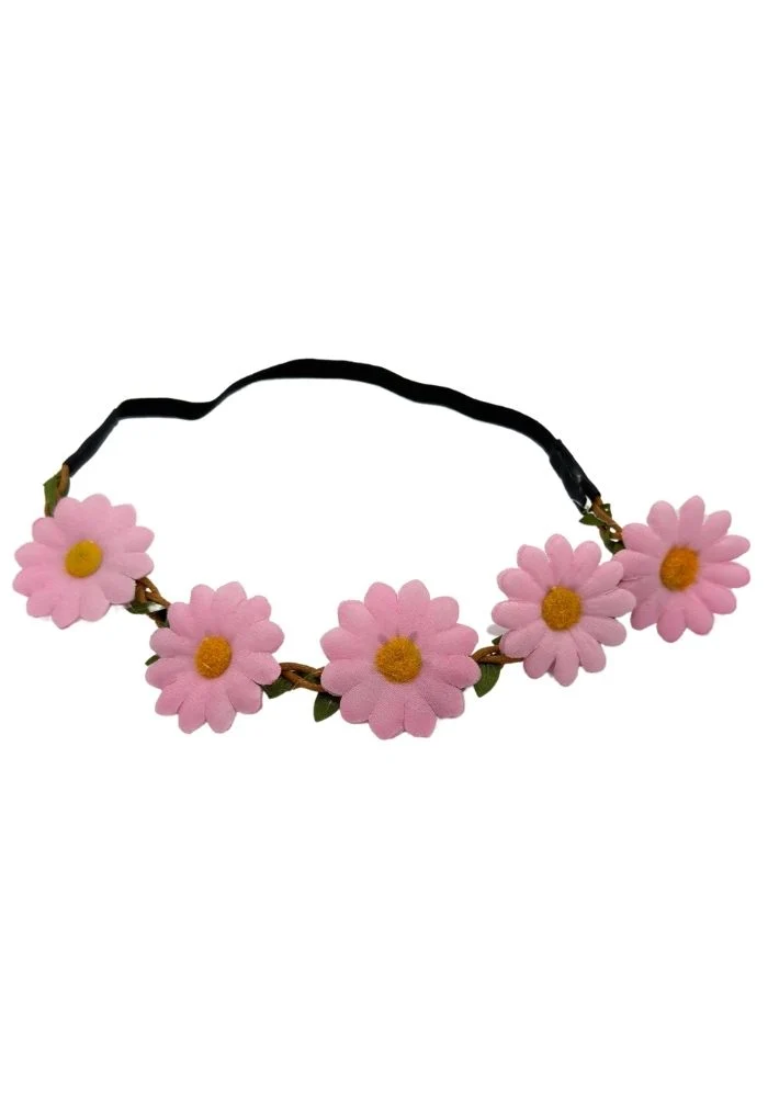 Haarbandje Bloemen Roze