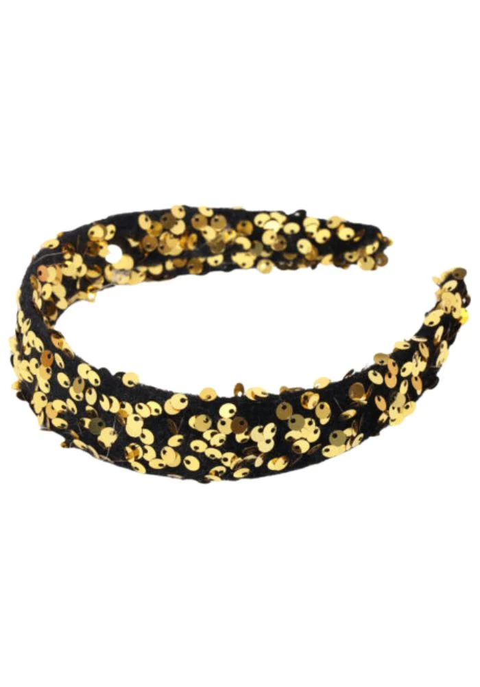 Haarband Pailletten Goud