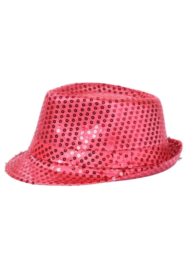 Pailletten Hoed Roze