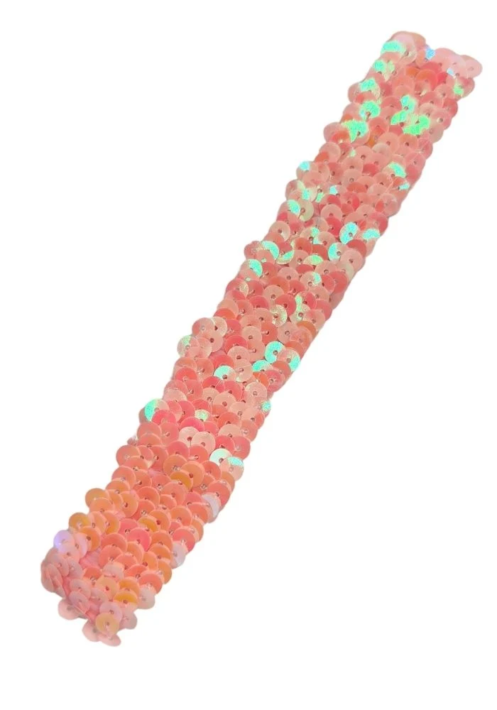 Haarband Pailletten Licht Roze