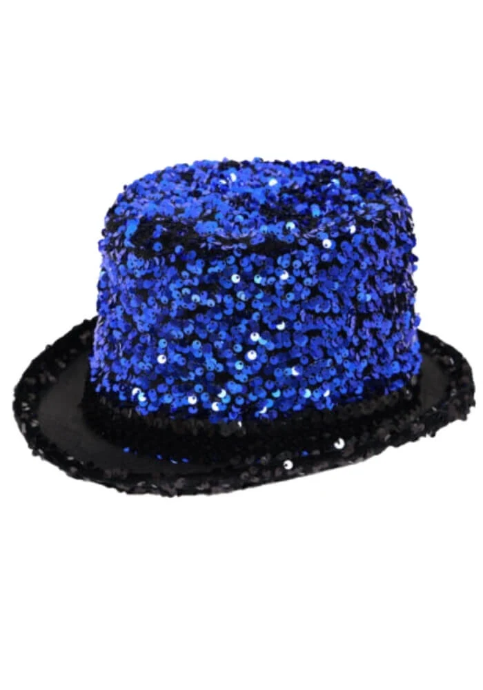 Hoge Hoed Paillet Blauw
