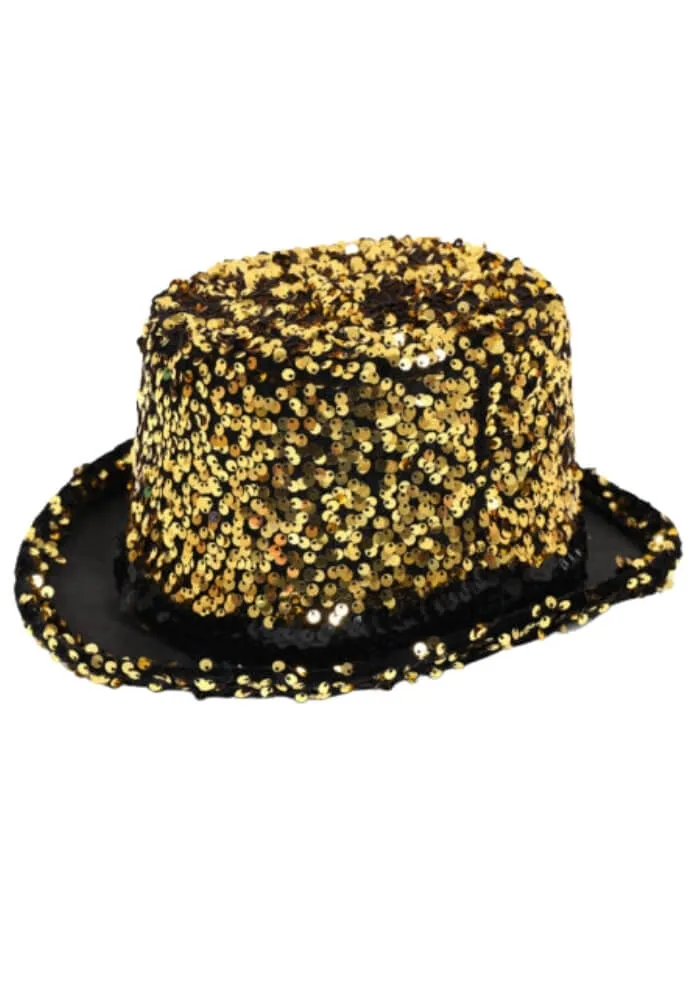 Hoge Hoed Paillet Goud